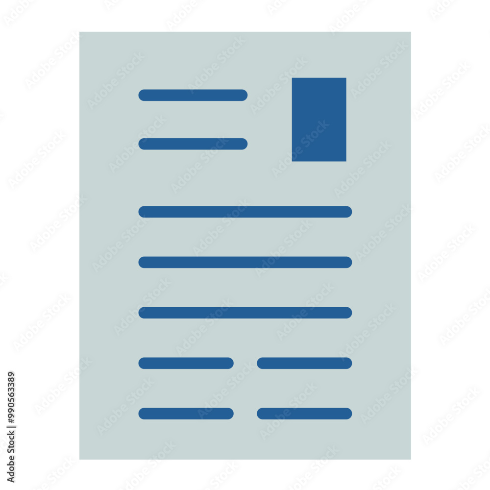 Vector Design Job Application Icon Style
