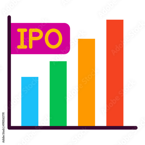 Vector Design IPO Icon Style