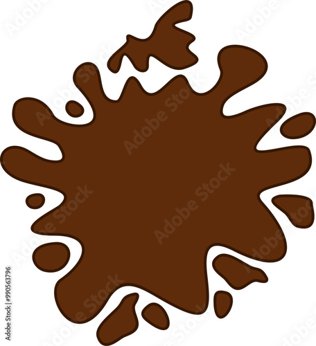 Chocolate Sauce Splash