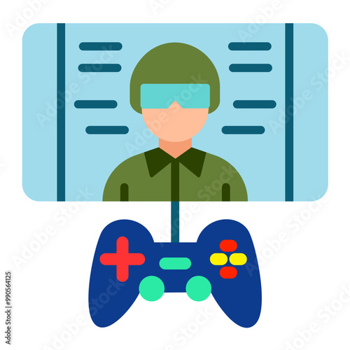 Vector Design Battle Royale Icon Style