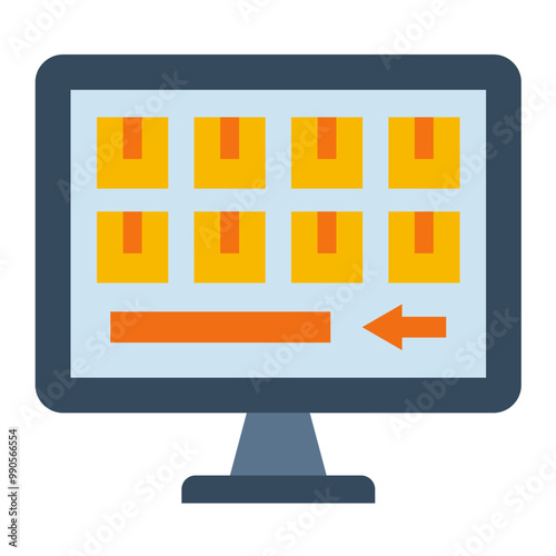 Vector Design Initial Purchase Quantity Icon Style
