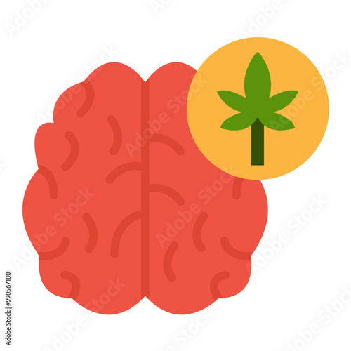 Vector Design Endocannabinoids Icon Style