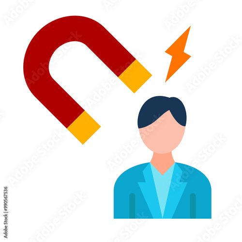 Vector Design Candidate Attraction Icon Style