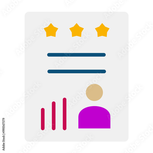 Vector Design Performance Appraisal Icon Style