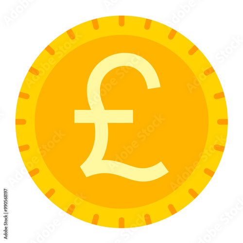 Vector Design British Pound Icon Style