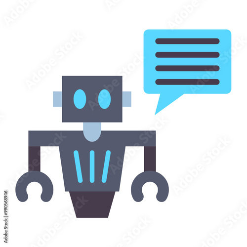 Vector Design Chatbot Icon Style