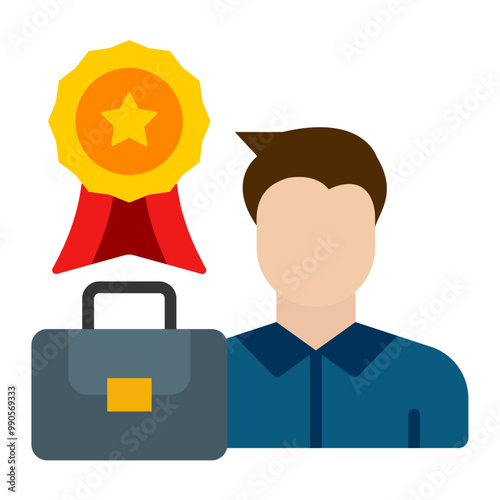 Vector Design Career Expert Icon Style