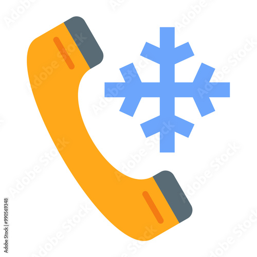 Vector Design Cold Calling Icon Style