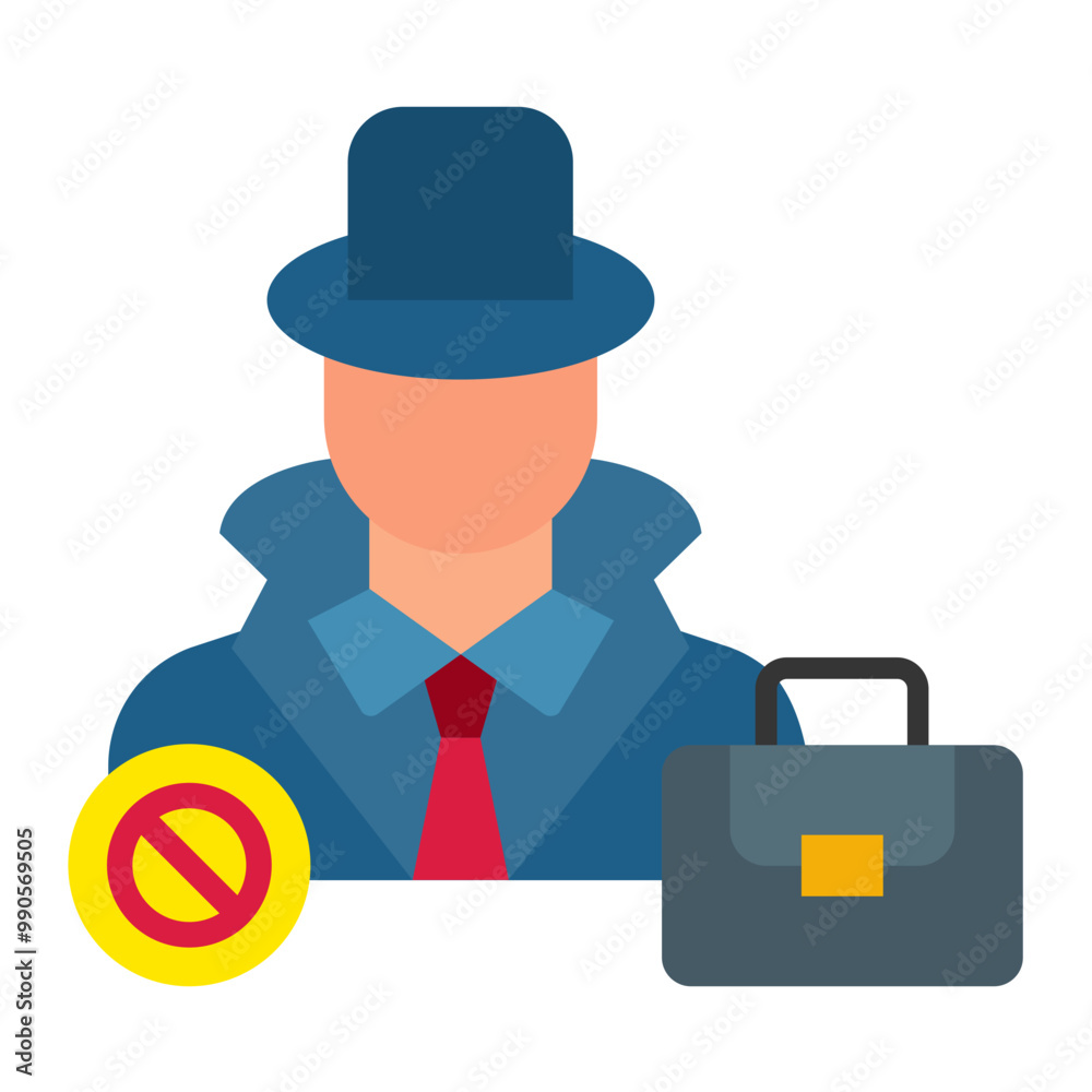 Obraz premium Vector Design Hidden Job Icon Style