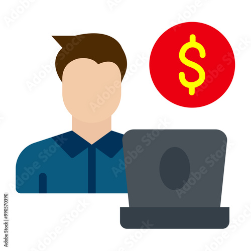 Vector Design Freelance Icon Style