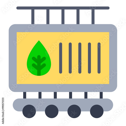 Biofuel Tank Icon Style