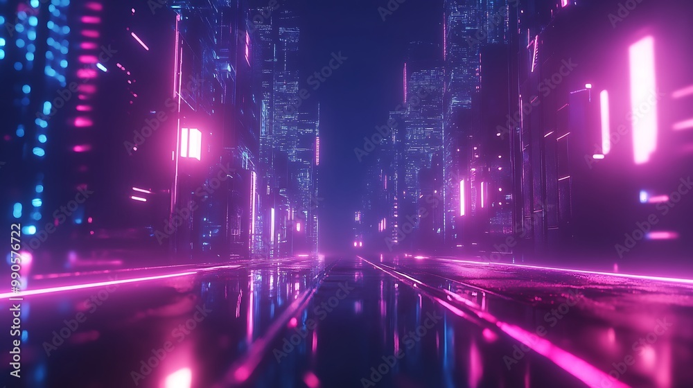 Neon Cityscape Neon Cityscape