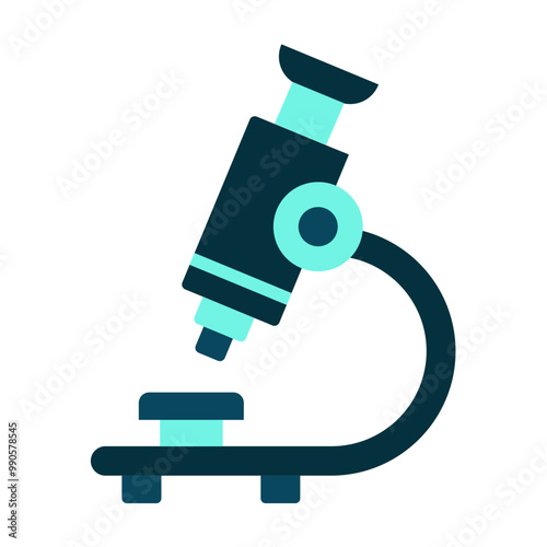 Microscope Icon Style