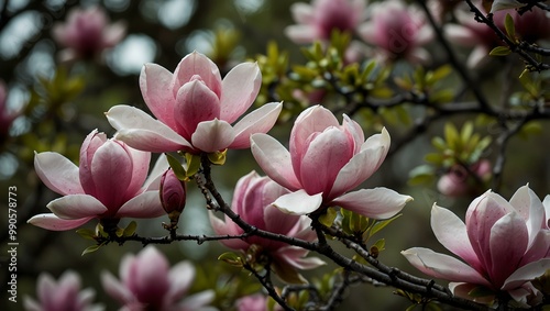 Another time-lapse of magnolia blossoms.