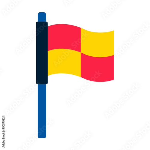 Offside Flag Icon Style photo