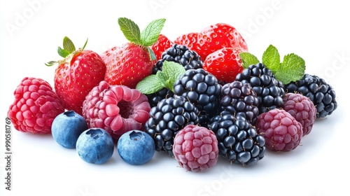 A vivid array of fresh berries adds natural texture and color to any dish