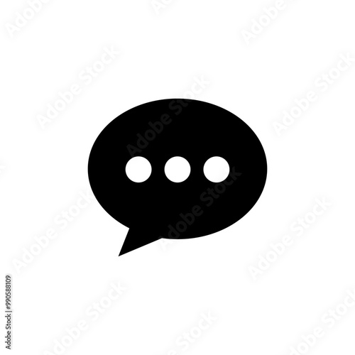 Modern Speech Icon Logo for Effective Communication Solutions