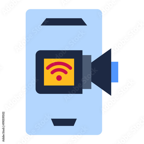 Mobile Live Stream Icon Style