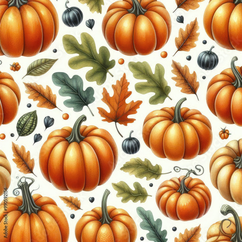 seamless halloween pattern