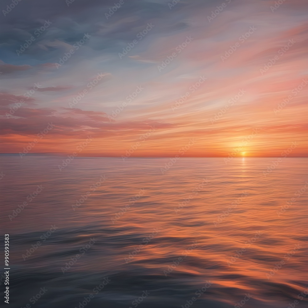 sunset over the sea sunset over the sea