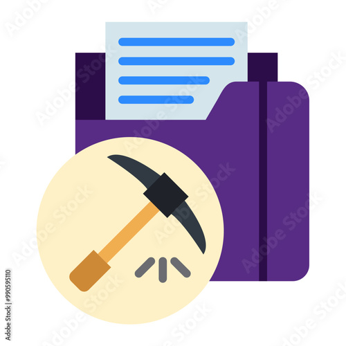 Information Mining Icon Style