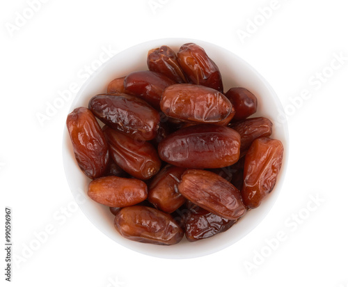 Dates isolated on white