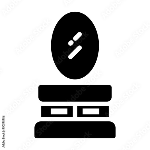 vanity mirror Solid icon
