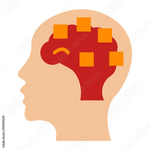 Mental Disorder Icon Style