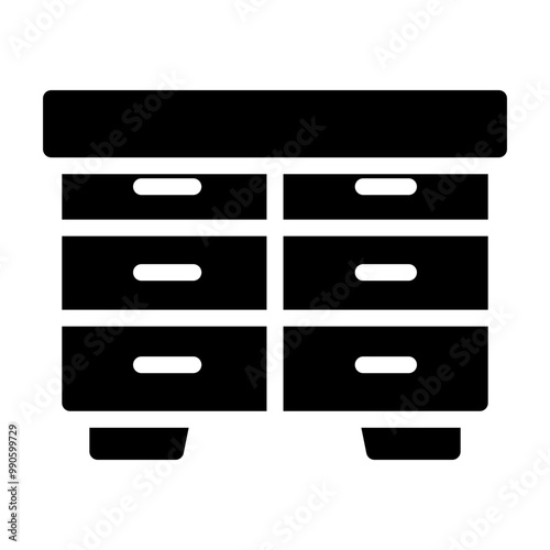 storage cabinet Solid icon