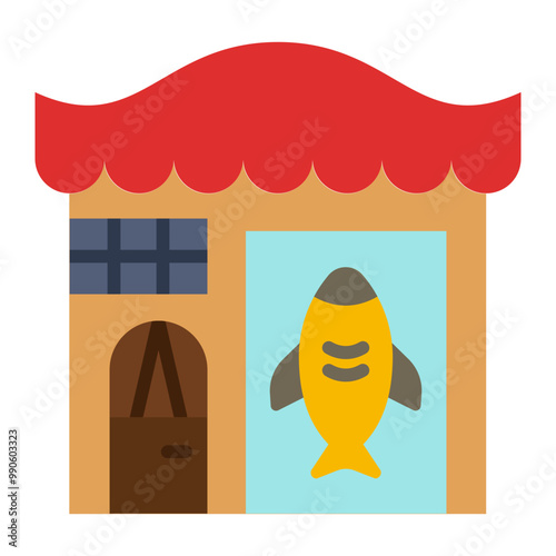 Fish Shop Icon Style