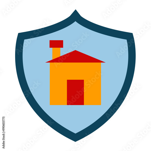 Home Safety Icon Style