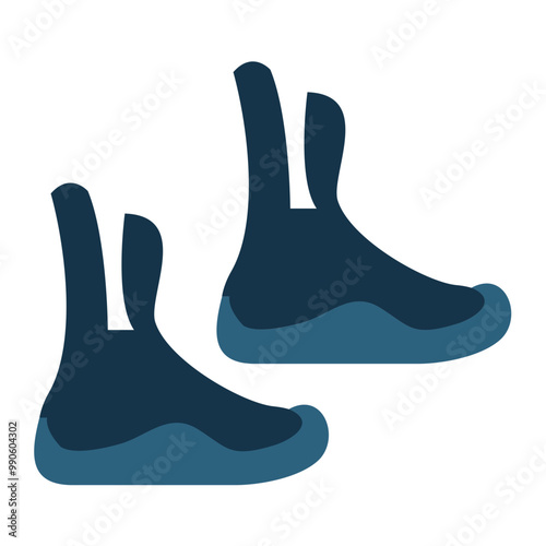 Diving Boots Icon Style