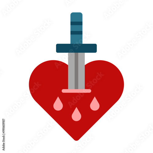 Bleeding Heart Icon Style