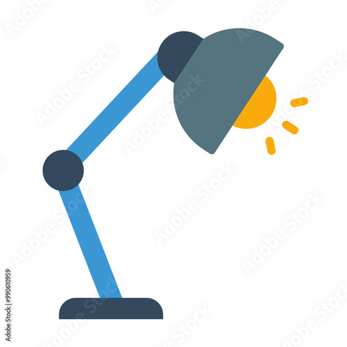 Book Lamp Icon Style