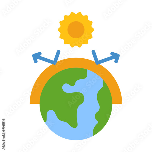 Greenhouse Effect Icon Style