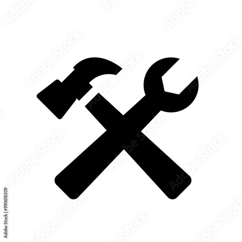 Tool icon. Instrument icon silhouette.