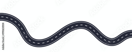 Roadway location infographic template. Vector EPS10	