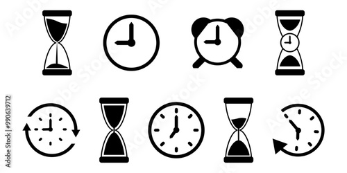 clock time icon or symbol