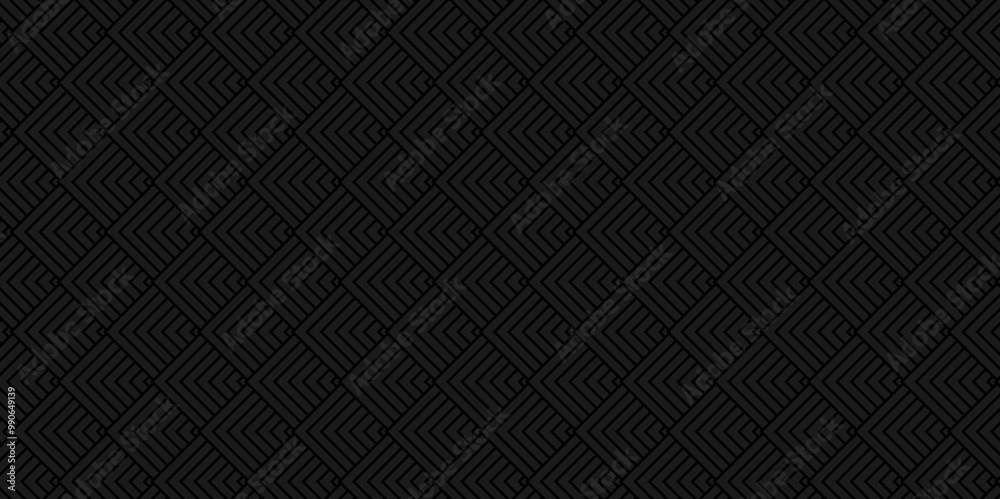 Vector Overlapping dark black overlap line web Pattern Minimal diamond geometric digital wave backdrop abstract wave square element diagonal line wall background.
Vector Overlapping dark black overlap line web Pattern Minimal diamond geometric digital wave backdrop abstract wave square element diagonal line wall background.