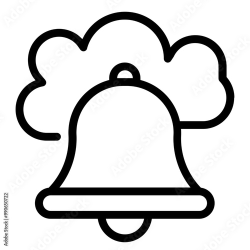 notification, cloud, icon, technology, cloudy