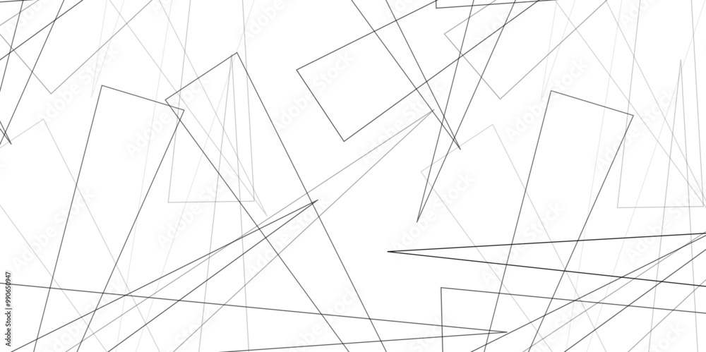 Abstract minimal geometric white light background design. Abstract background with lines. material in triangle diamond and squares shapes in