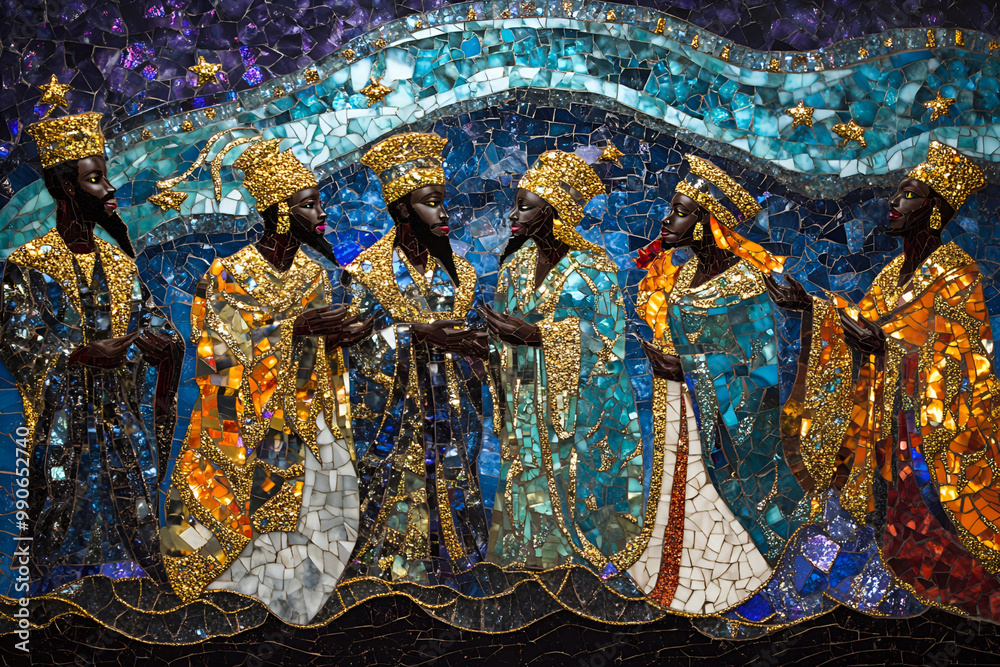 Fototapeta premium mosaic in the guell