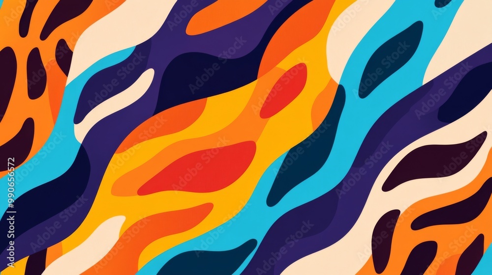 This vibrant seamless pattern showcases an artistic representation of animal skin, featuring a lively mix of colors and shapes, perfect for creative fabric and wallpaper designs. This vibrant seamless pattern showcases an artistic representation of animal skin, featuring a lively mix of colors and shapes, perfect for creative fabric and wallpaper designs.