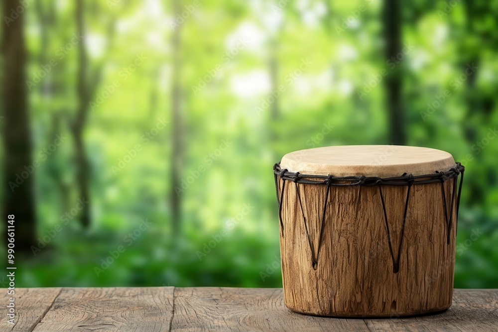 Creative representation of tribal drumming in a forest setting, symbolizing the deep connection between music and nature Tribal drumming, Nature rhythms Creative representation of tribal drumming in a forest setting, symbolizing the deep connection between music and nature Tribal drumming, Nature rhythms
