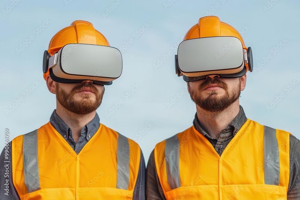 Engineers using virtual reality VR technology to simulate product testing scenarios, symbolizing advanced testing techniques VR testing, Simulated scenarios Engineers using virtual reality VR technology to simulate product testing scenarios, symbolizing advanced testing techniques VR testing, Simulated scenarios