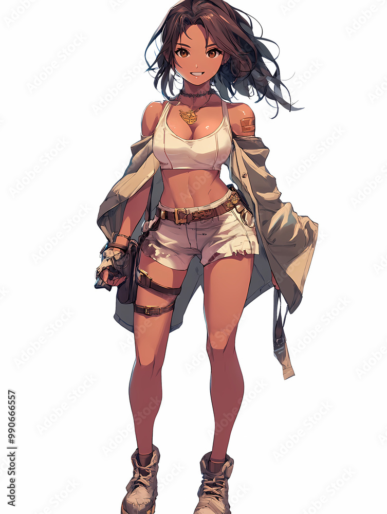 Strong Buff Character – Anime Manga Style Strong Buff Character – Anime Manga Style