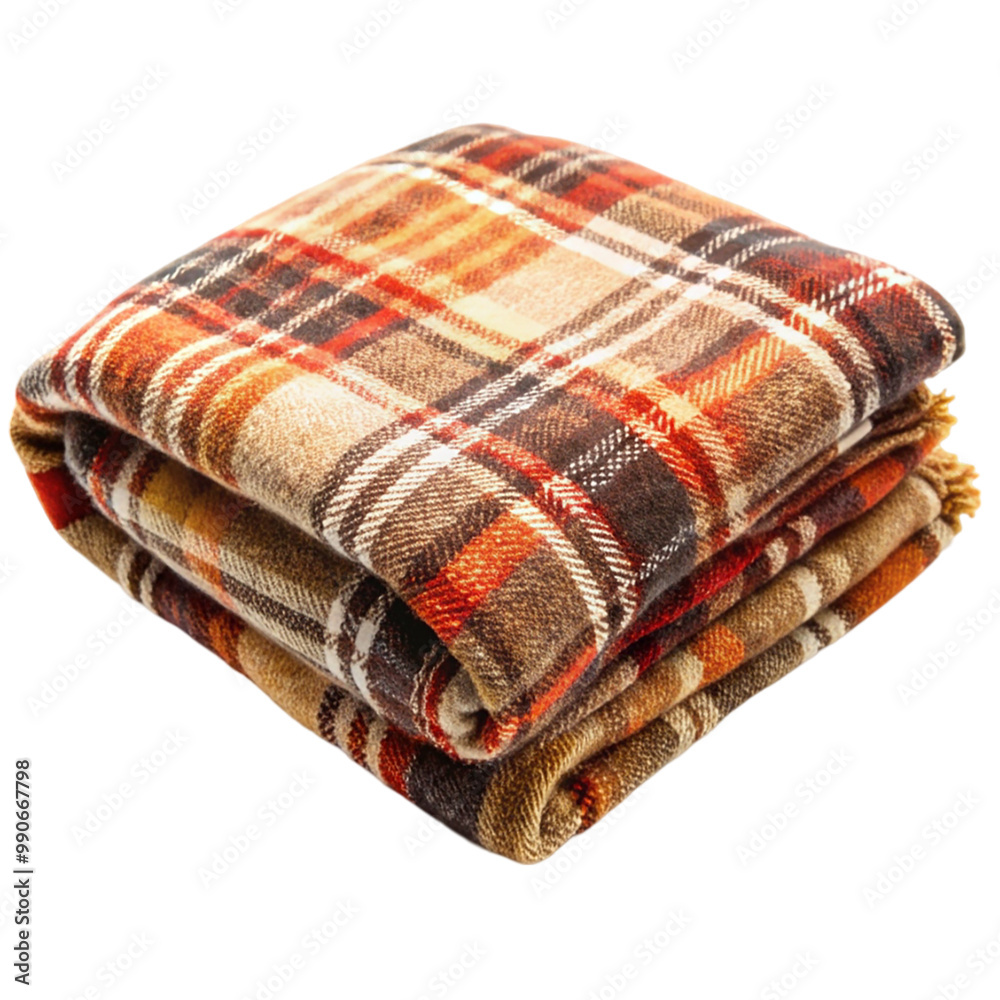 Warm plaid Isolated on transparent background. Warm plaid Isolated on transparent background.