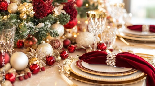 Christmas Table Setting