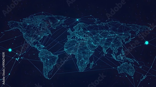 A Digital Representation of the World with Interconnected Nodes