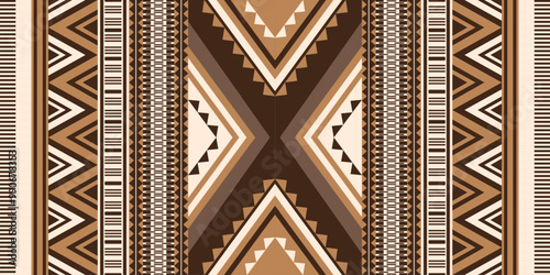 Ethnic geometric pattern, seamless pattern of the Navajo tribe. Native American ethnic. Seamless vector pattern ethnic, seamless Mexican rug, woven carpet. Folk embroidery, Bohemian, Aztec style.